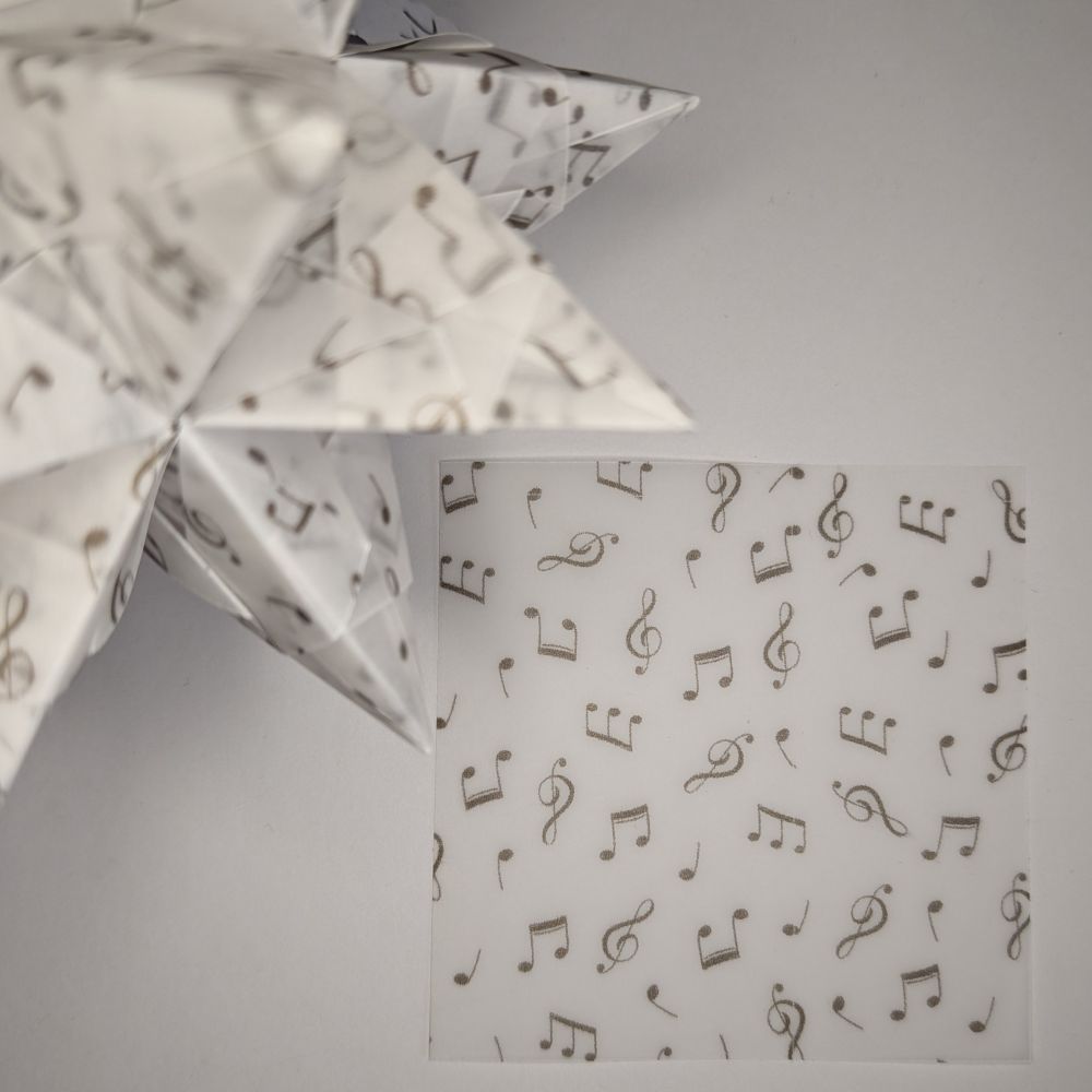Transparentpapier Noten
