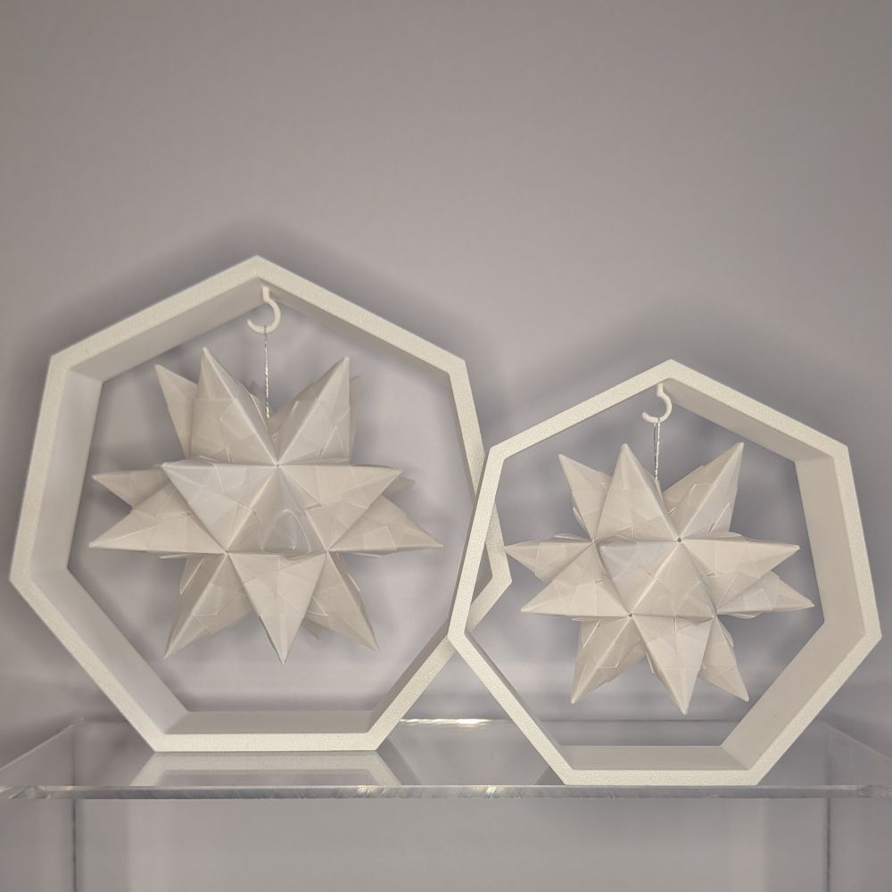 Ornamentständer "7eck" 2 Größen - 3D Druck