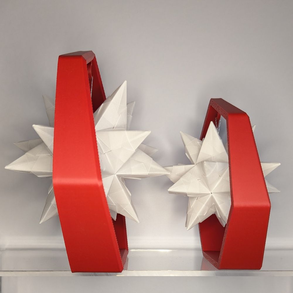 Ornamentständer "7eck schräg" 2 Größen - 3D Druck