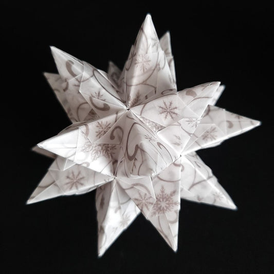Transparentpapier Schneeflocken & Ranken