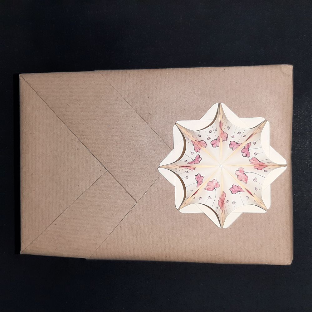 Motivpapier Blümchen rosa
