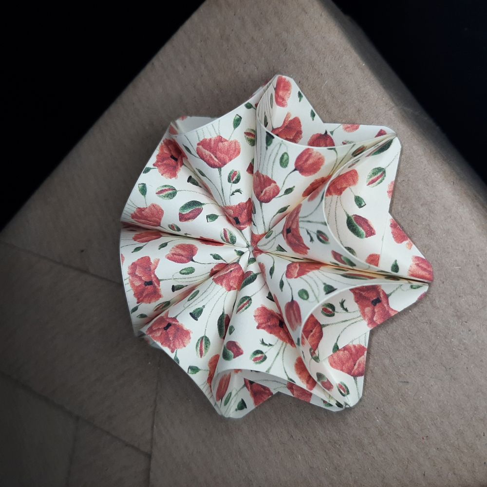 Motivpapier Mohnblume