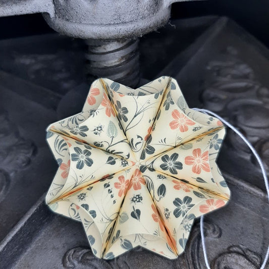 Motivpapier Blumen und Ranken