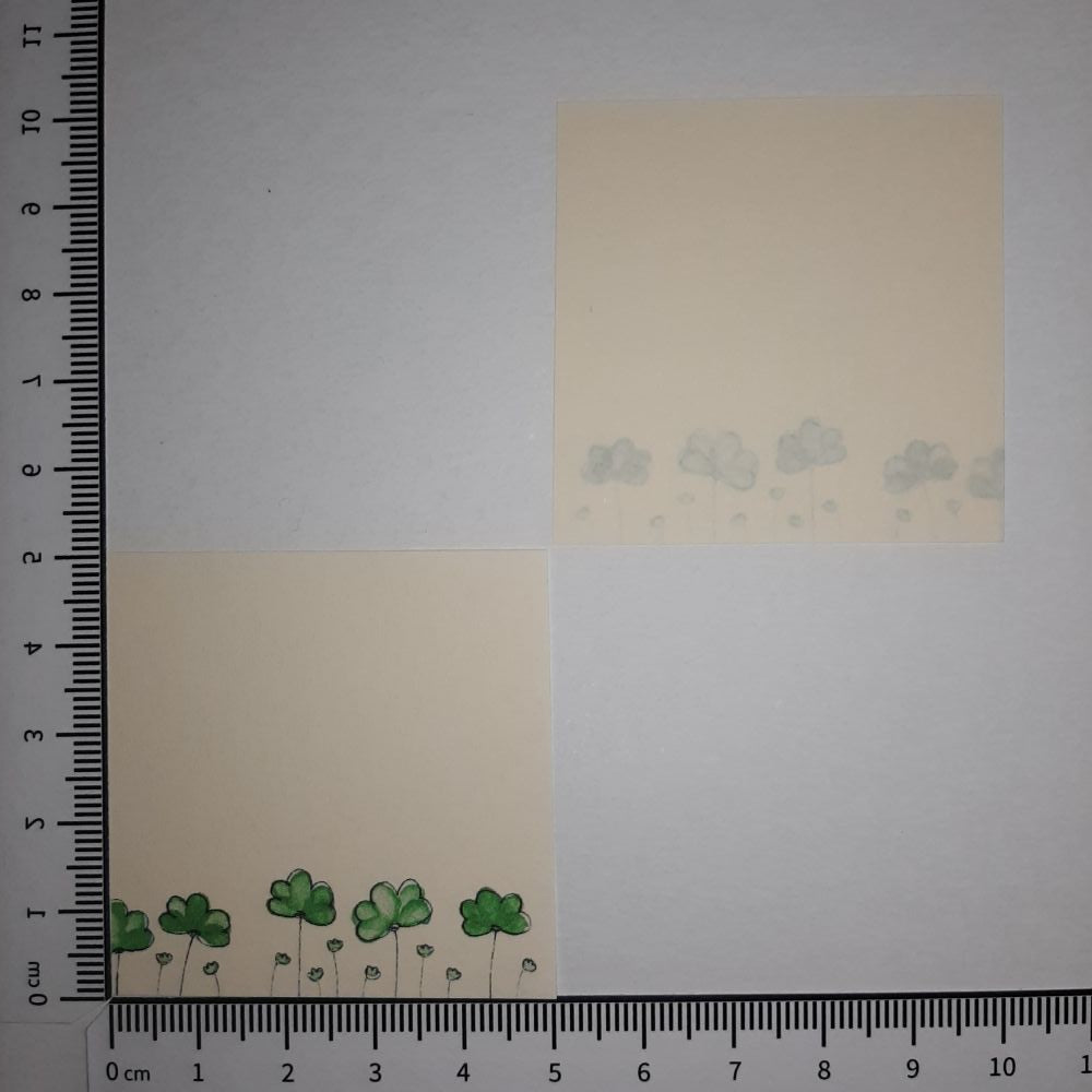 Motivpapier Blümchen grün