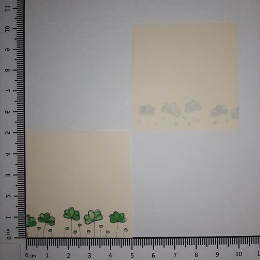 Motivpapier Blümchen grün