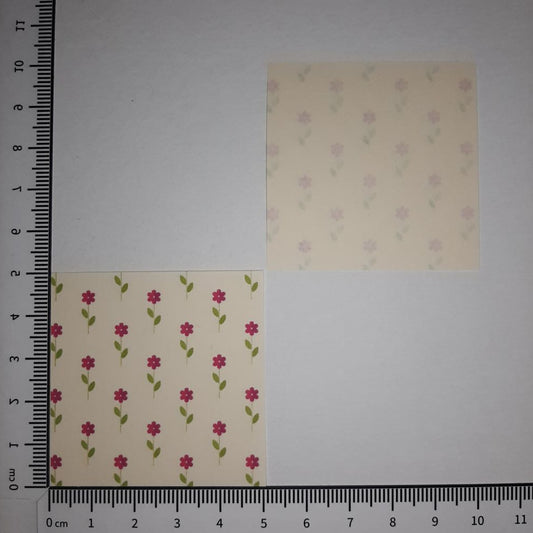 Motivpapier kleine Blümchen