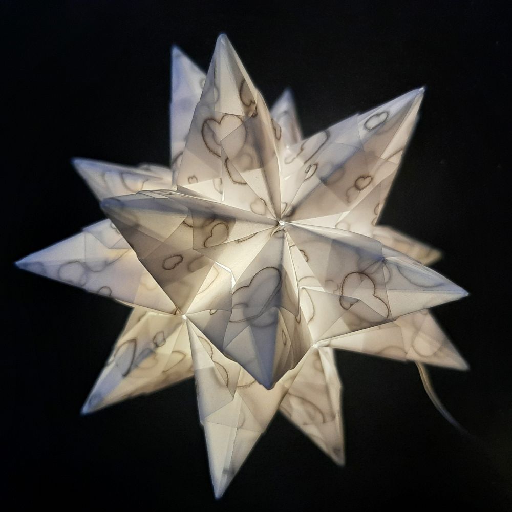 Transparentpapier Herz