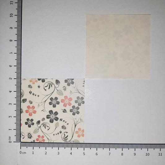 Motivpapier Blumen und Ranken