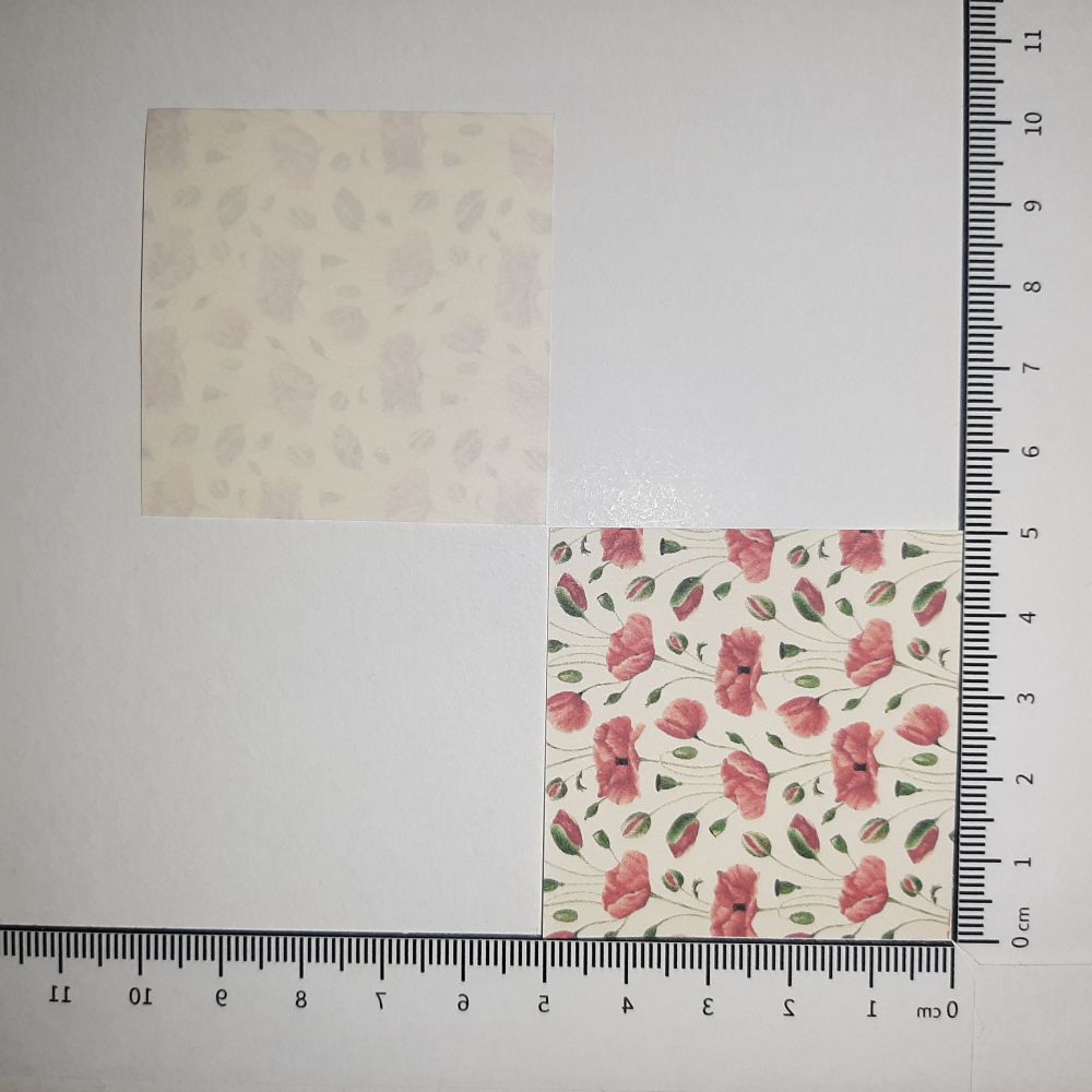 Motivpapier Mohnblume
