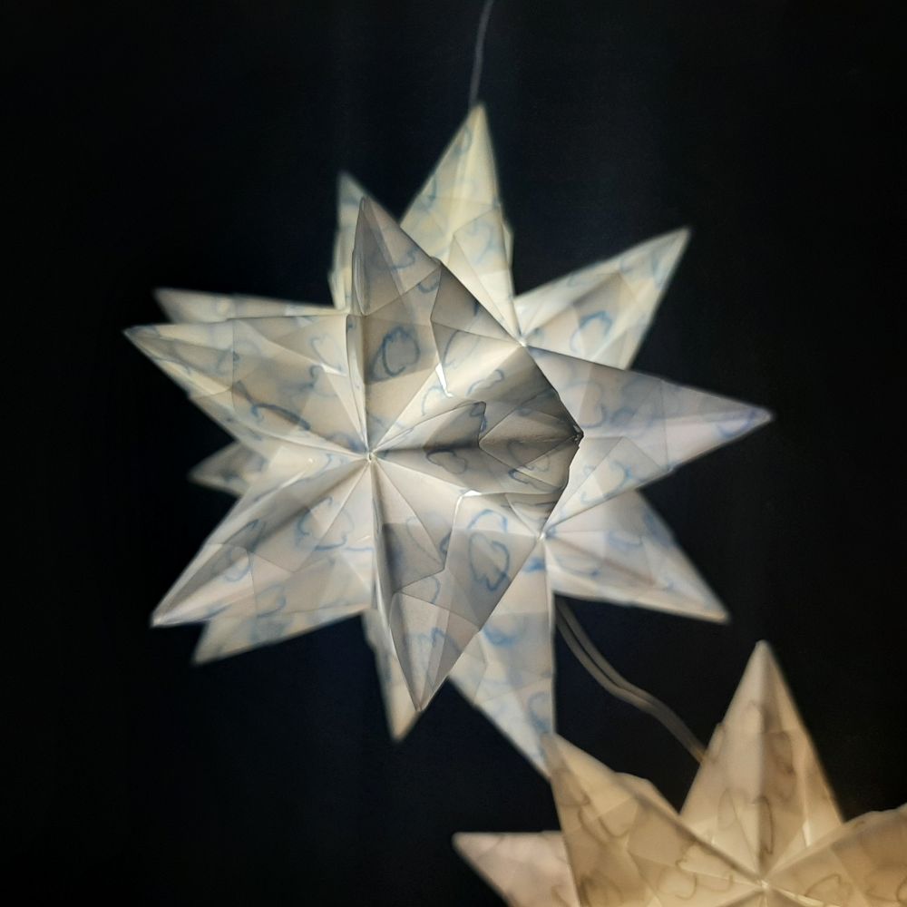 Transparentpapier Zähne