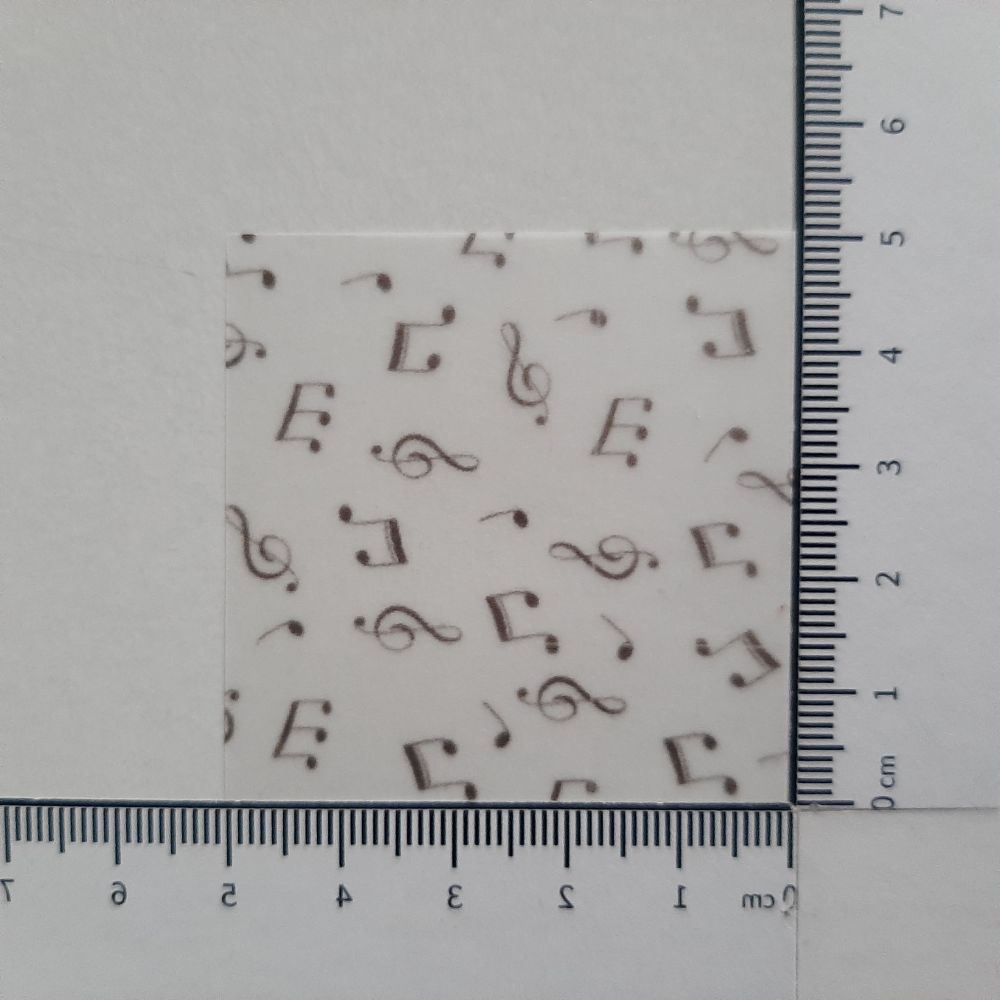 Transparentpapier Noten (Motiv 2)