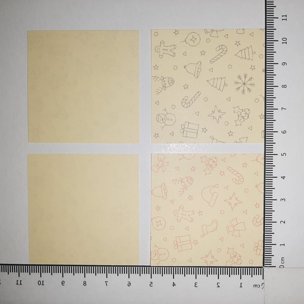 Motivpapier Weihnachtssymbole (Motiv 1)