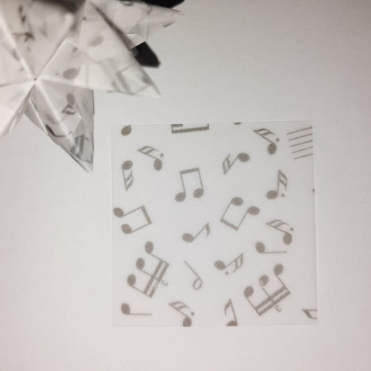 Transparentpapier Noten