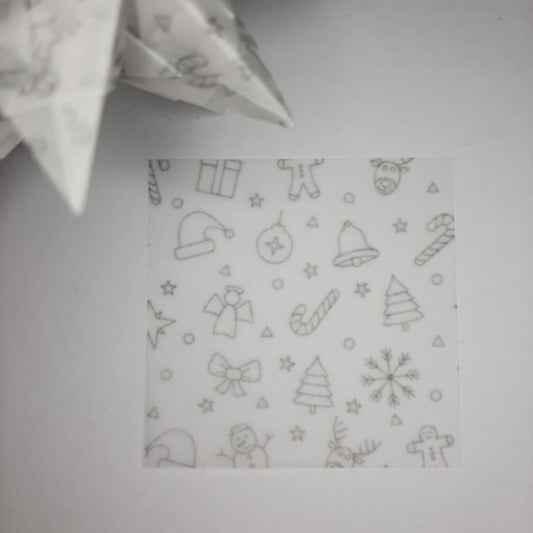 Transparentpapier Weihnachten (Motiv 1)