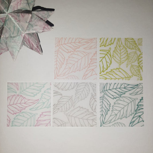 Transparentpapier Herbstblätter