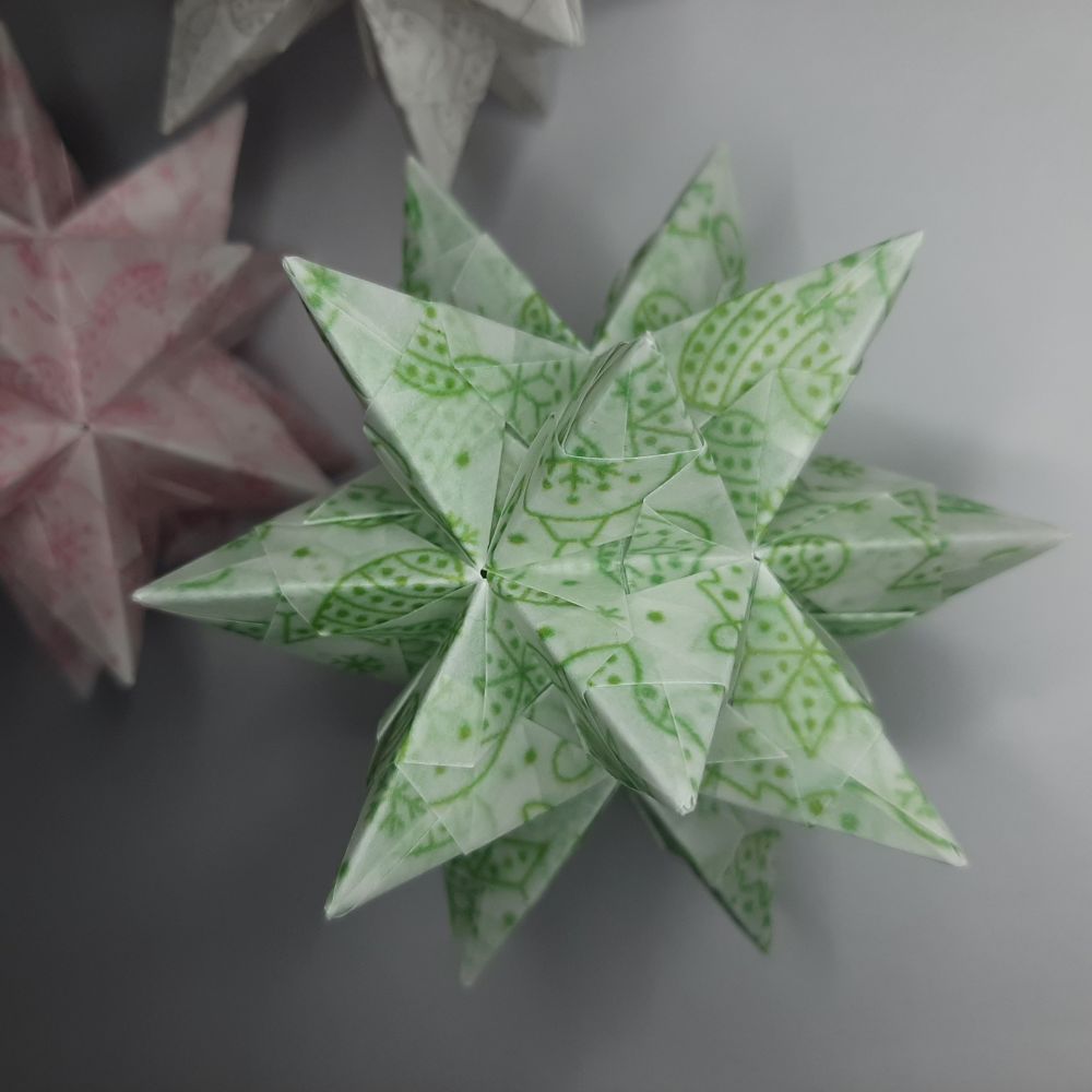 Transparentpapier Christbaumkugel (groß)