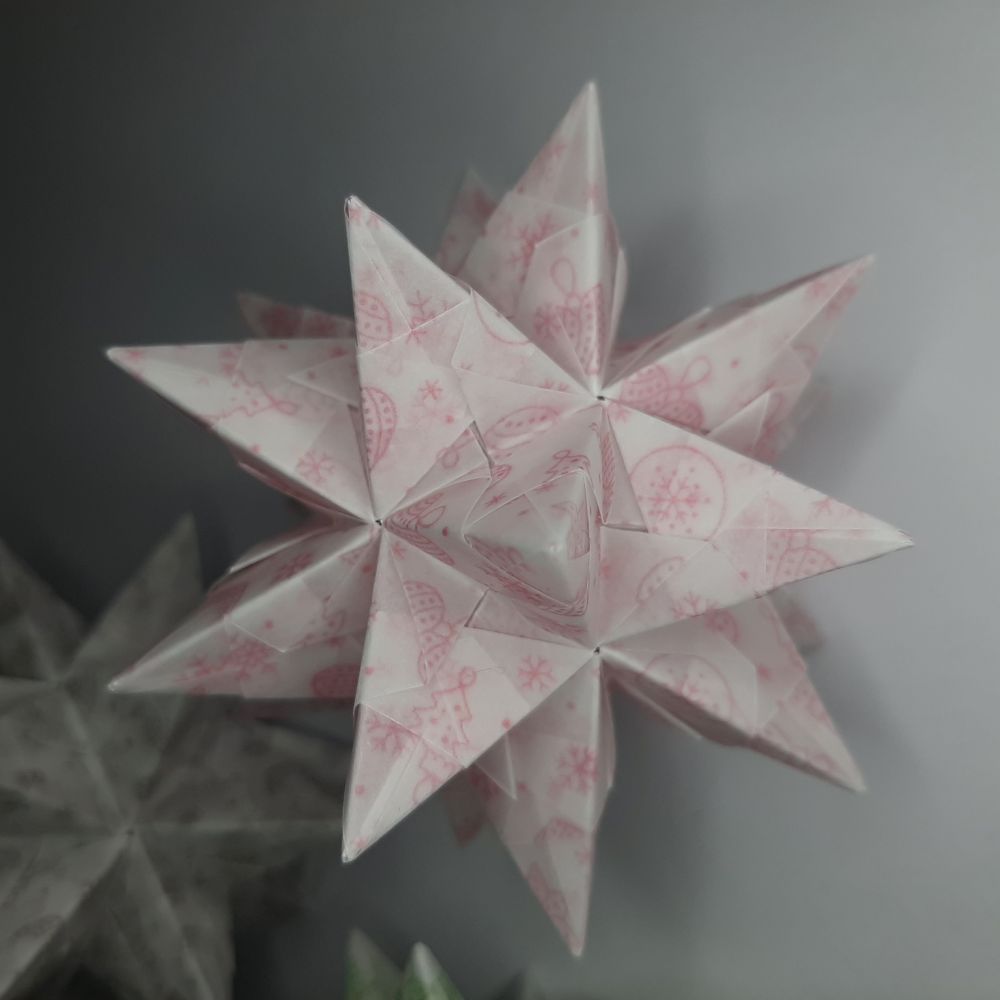Transparentpapier Christbaumkugel (klein)