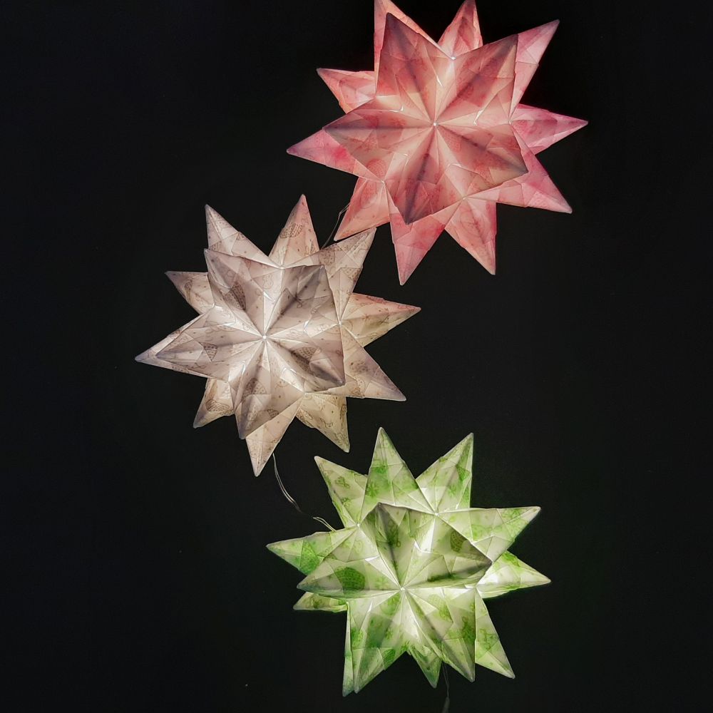 Transparentpapier Christbaumkugel (groß)