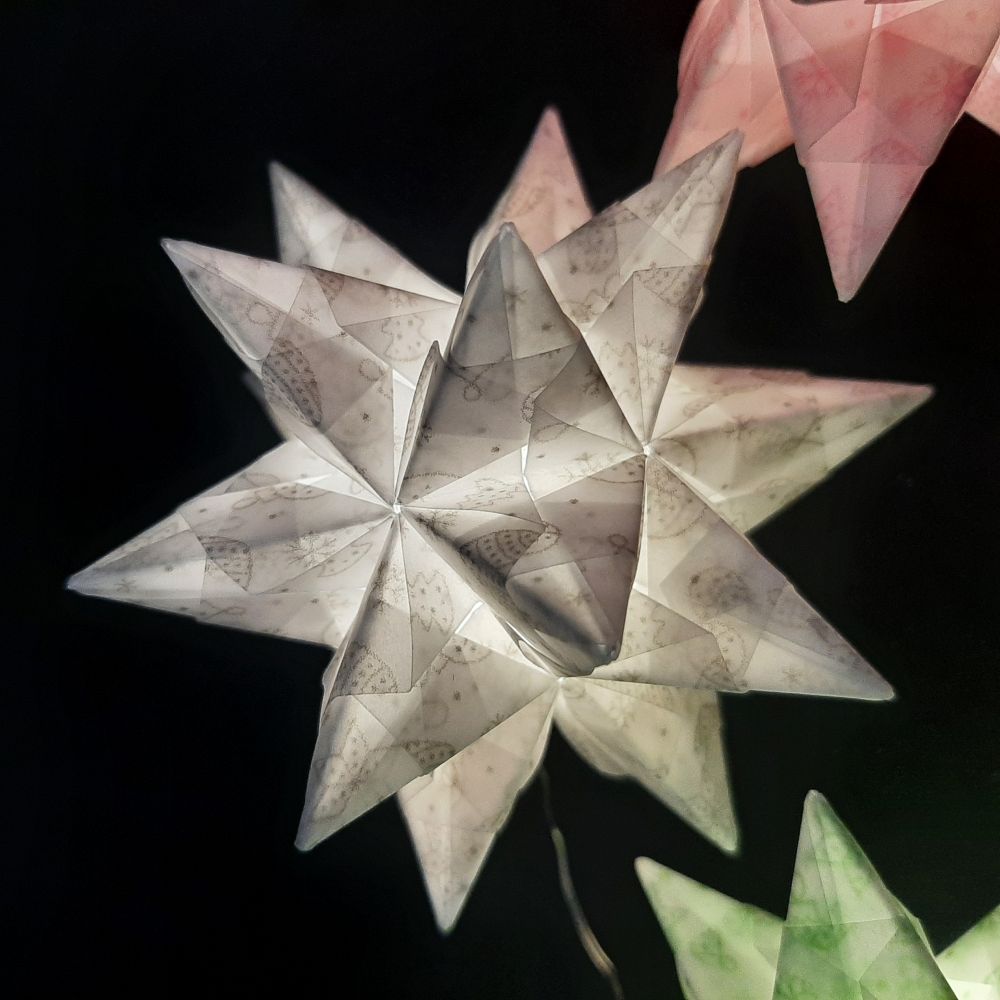 Transparentpapier Christbaumkugel (groß)