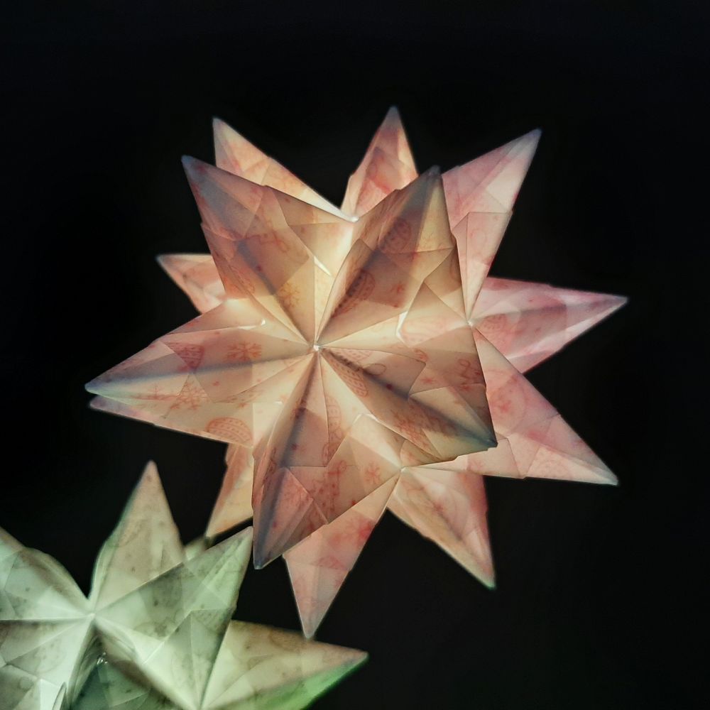 Transparentpapier Christbaumkugel (groß)