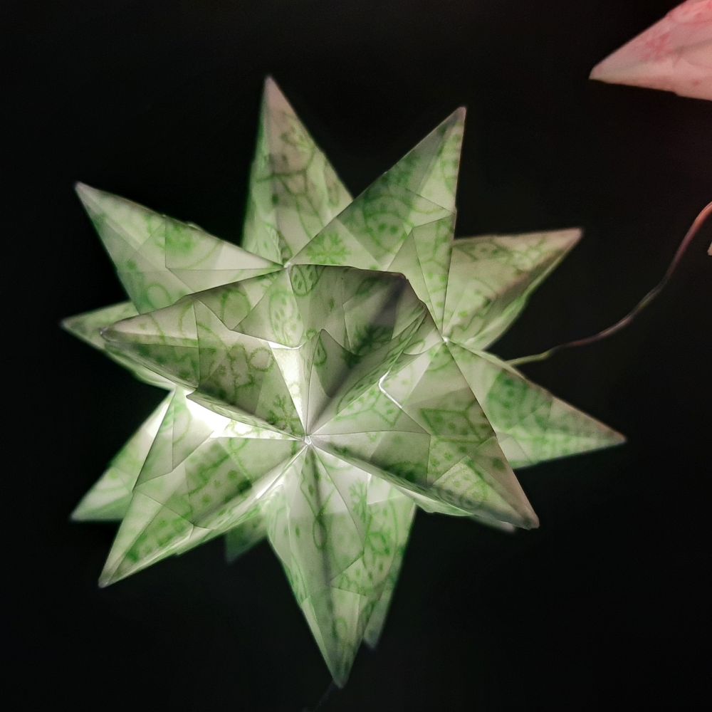 Transparentpapier Christbaumkugel (klein)