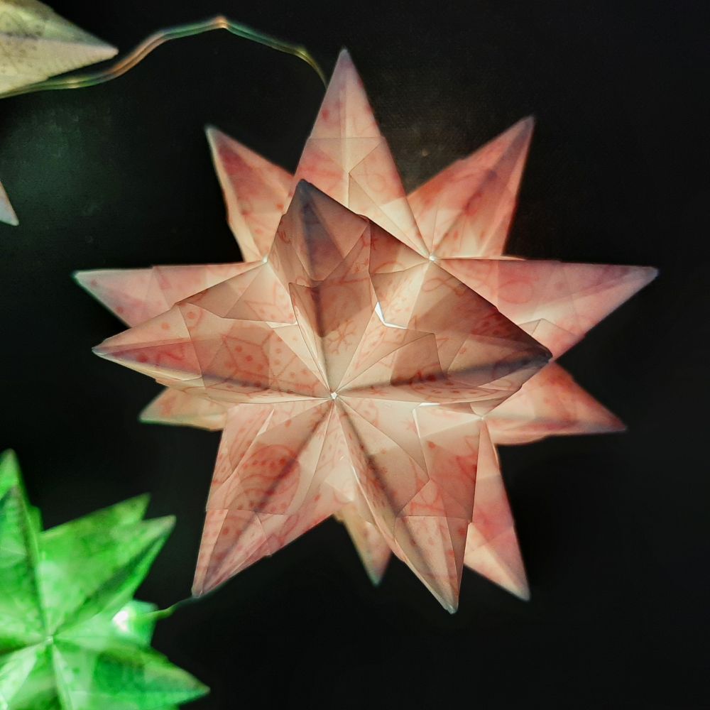 Transparentpapier Christbaumkugel (klein)