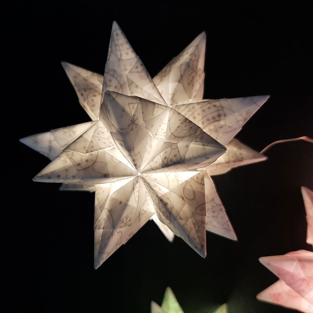 Transparentpapier Christbaumkugel (klein)