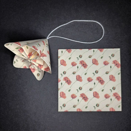 Motivpapier Mohnblume