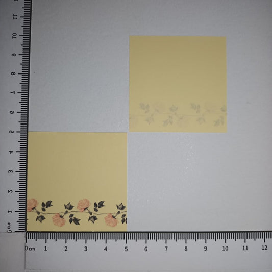 Motivpapier Rosenranke Vintage