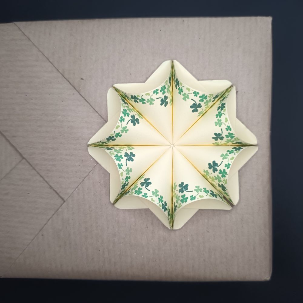 Motivpapier Kleeblatt