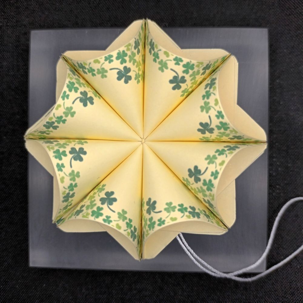 Motivpapier Kleeblatt