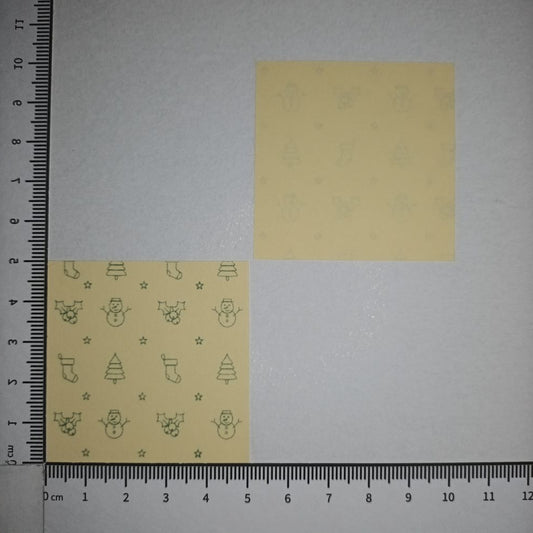 Motivpapier Weihnachtssymbole (Motiv 2)
