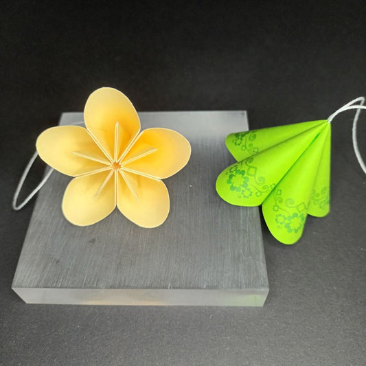 Anhänger Glockenblume Kleeblatt