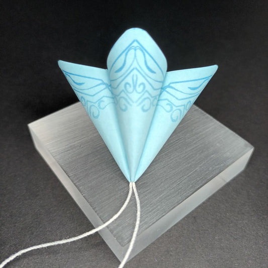 Anhänger Glockenblume Zierranke blau