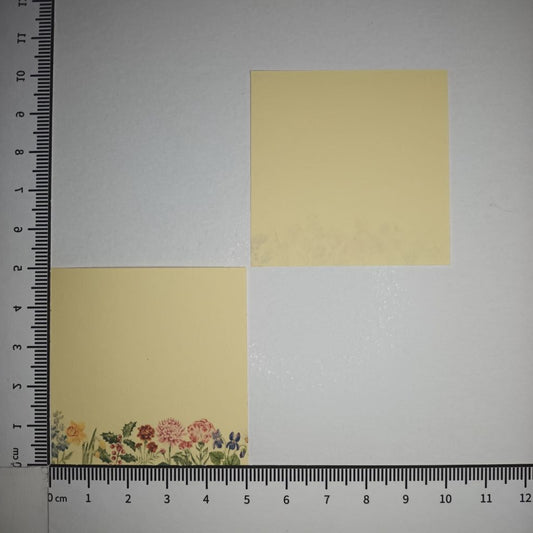 Motivpapier Blumenranke
