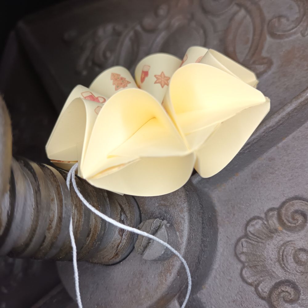 Motivpapier Lebkuchen und Nikolausstiefel