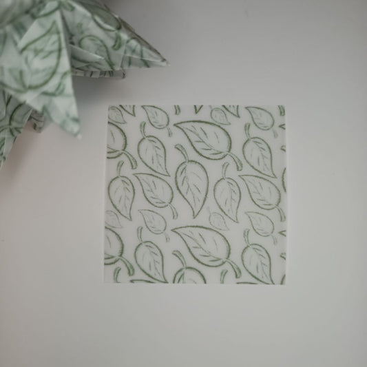 Transparentpapier Blätter (Motiv 3)
