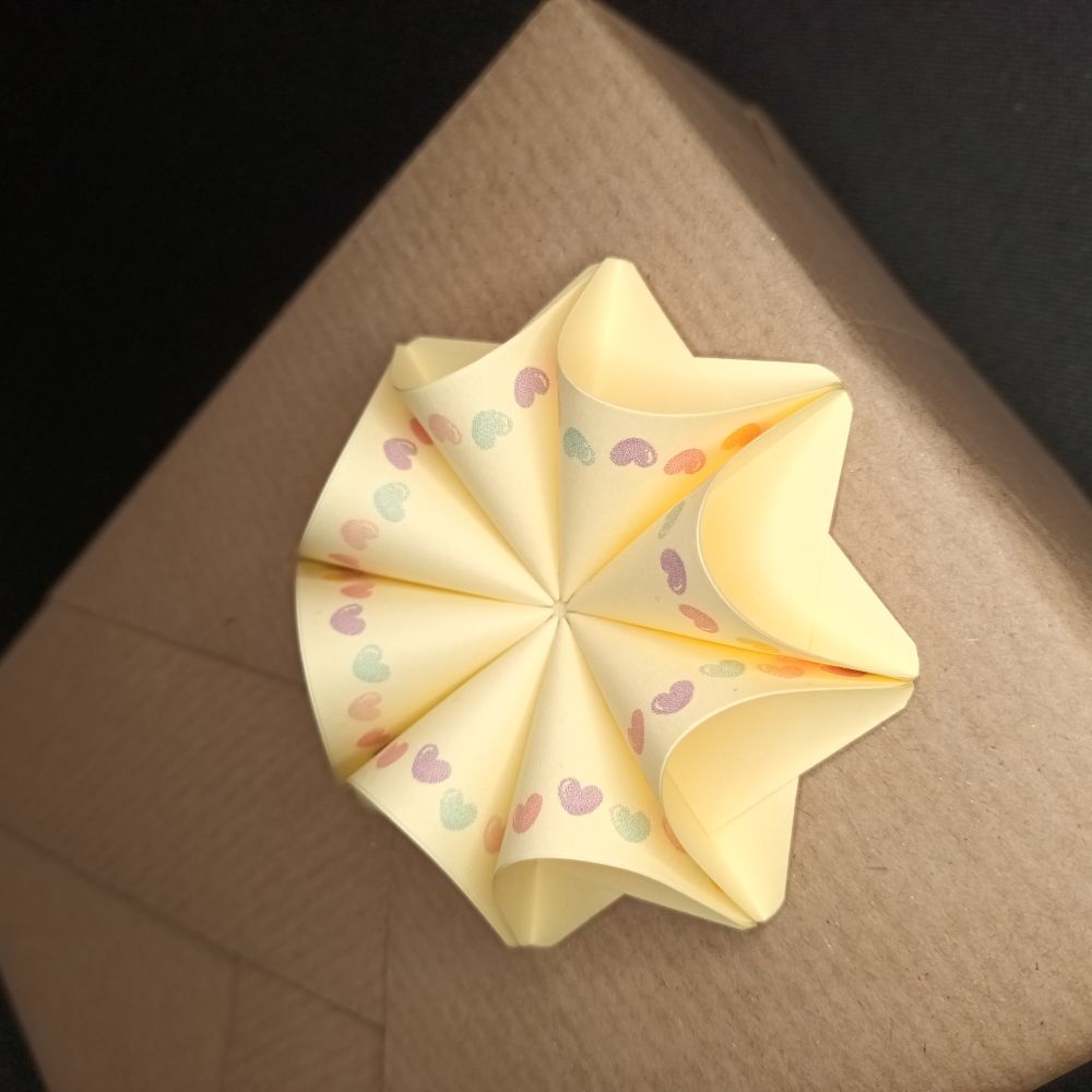 Motivpapier Herzgirlande