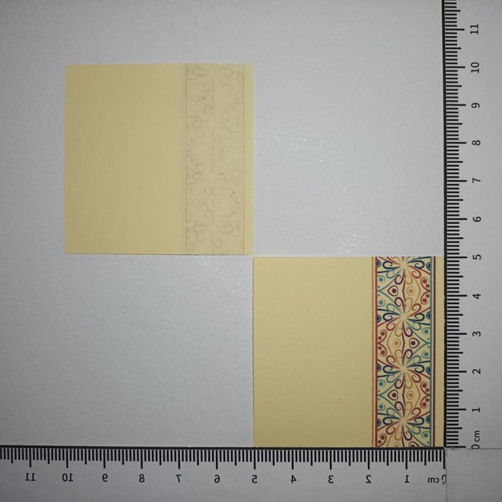 Motivpapier Mandala als Bordüre