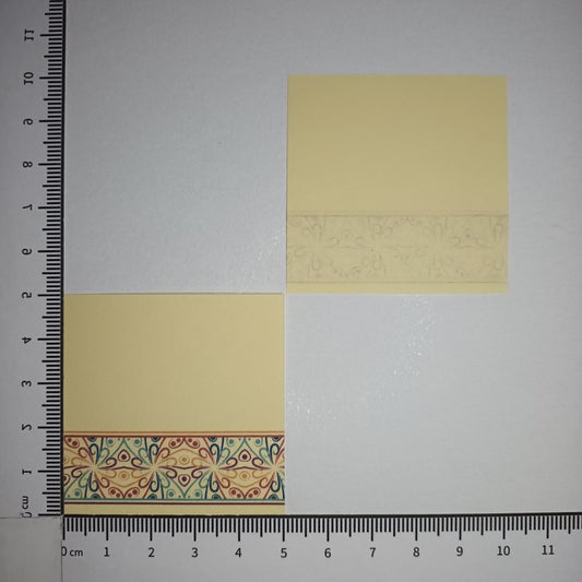 Motivpapier Mandala als Bordüre