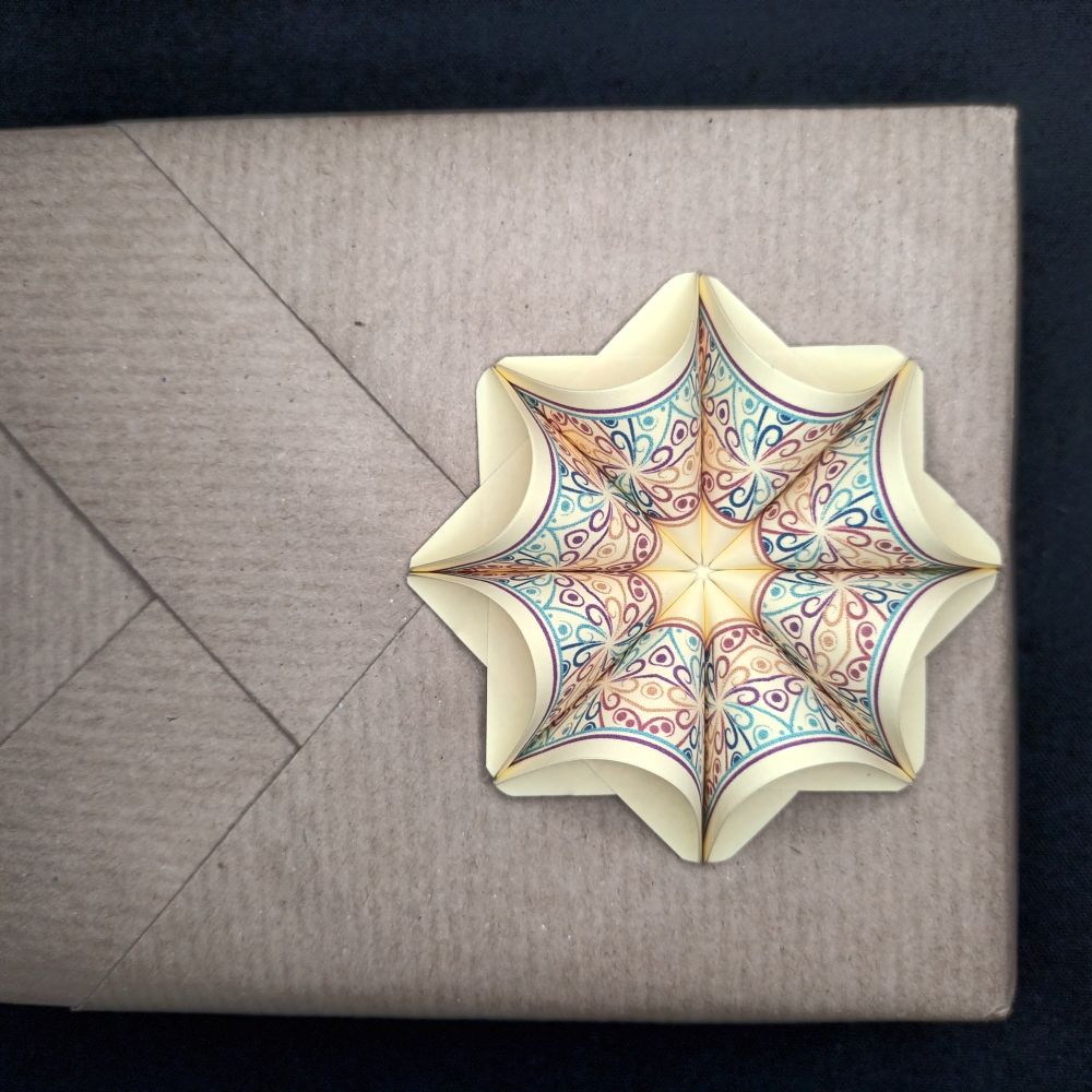 Motivpapier Mandala als Bordüre