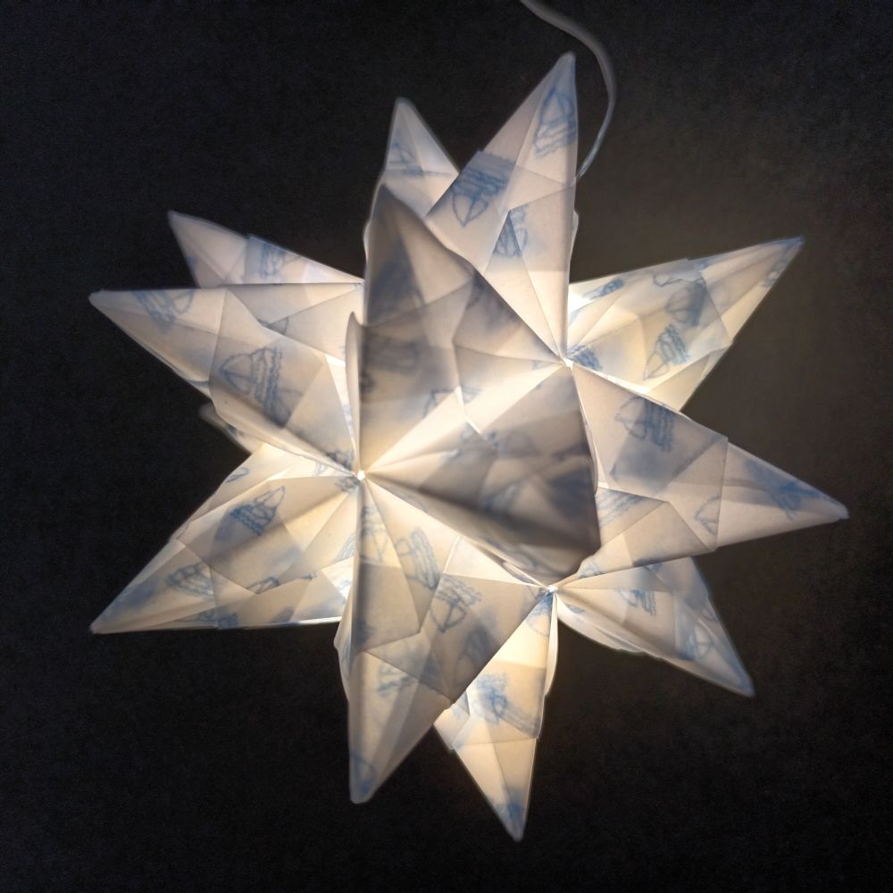 Transparentpapier Segelschiff