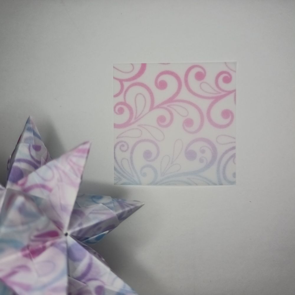 Transparentpapier Ranken mit Verlauf