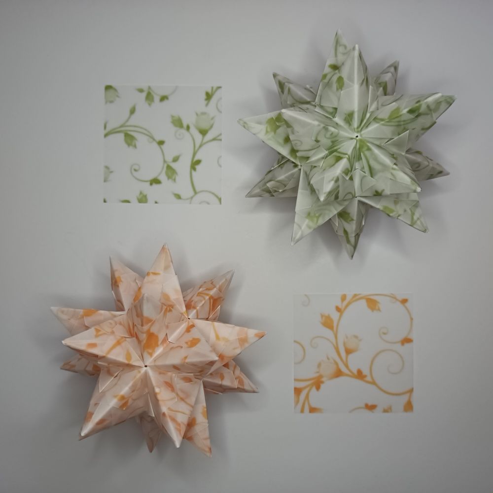 Transparentpapier Rosenranke