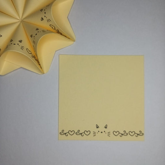 Motivpapier Katzen und Herzen