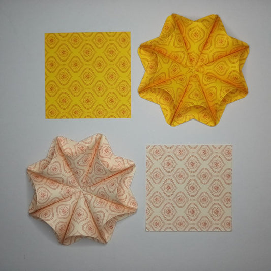 Motivpapier Ornamente (Motiv 1) in rotem Druck