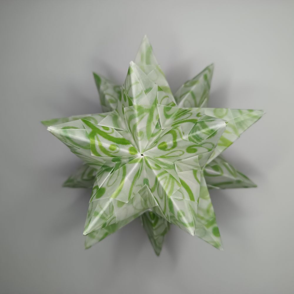 Transparentpapier farbige Ranken