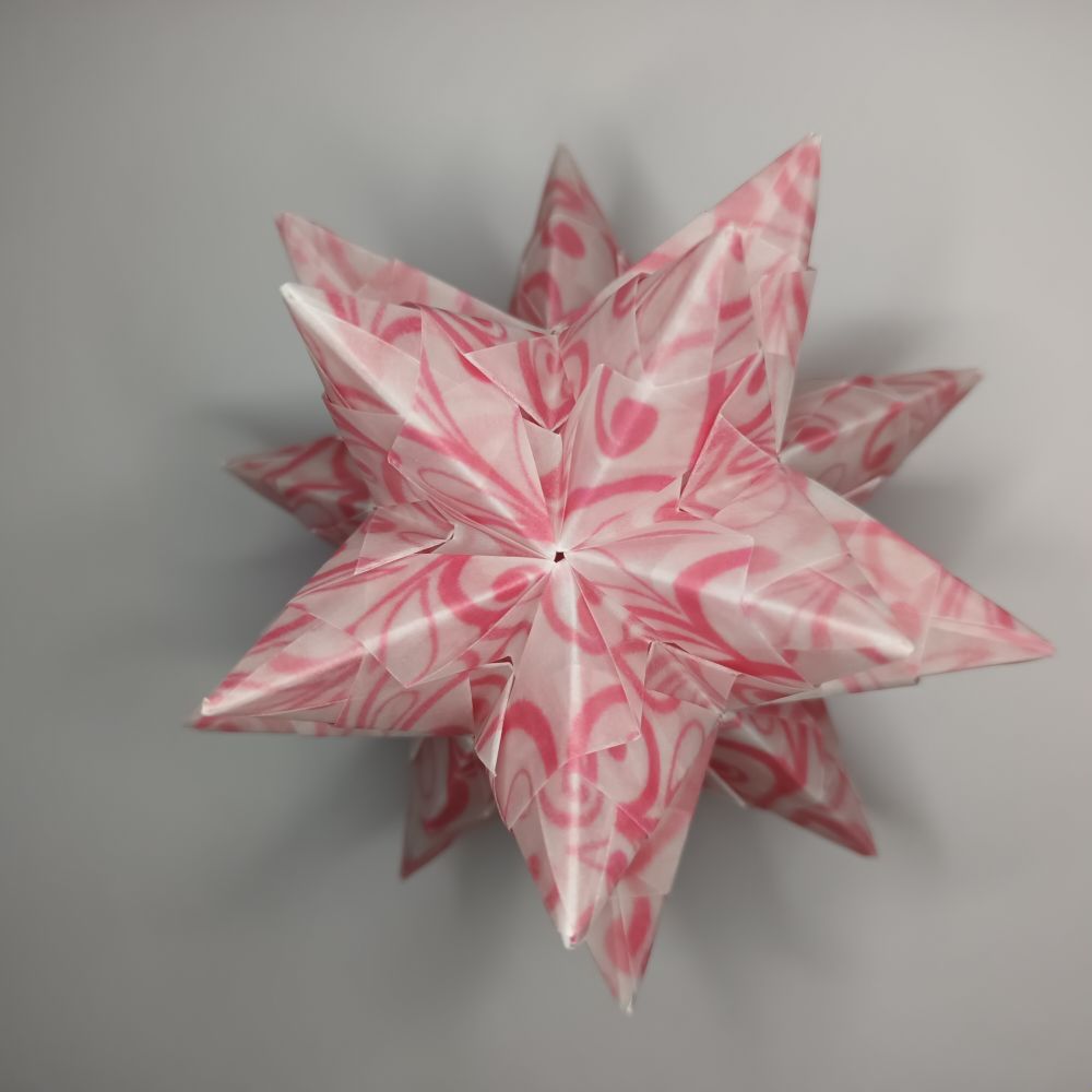 Transparentpapier farbige Ranken