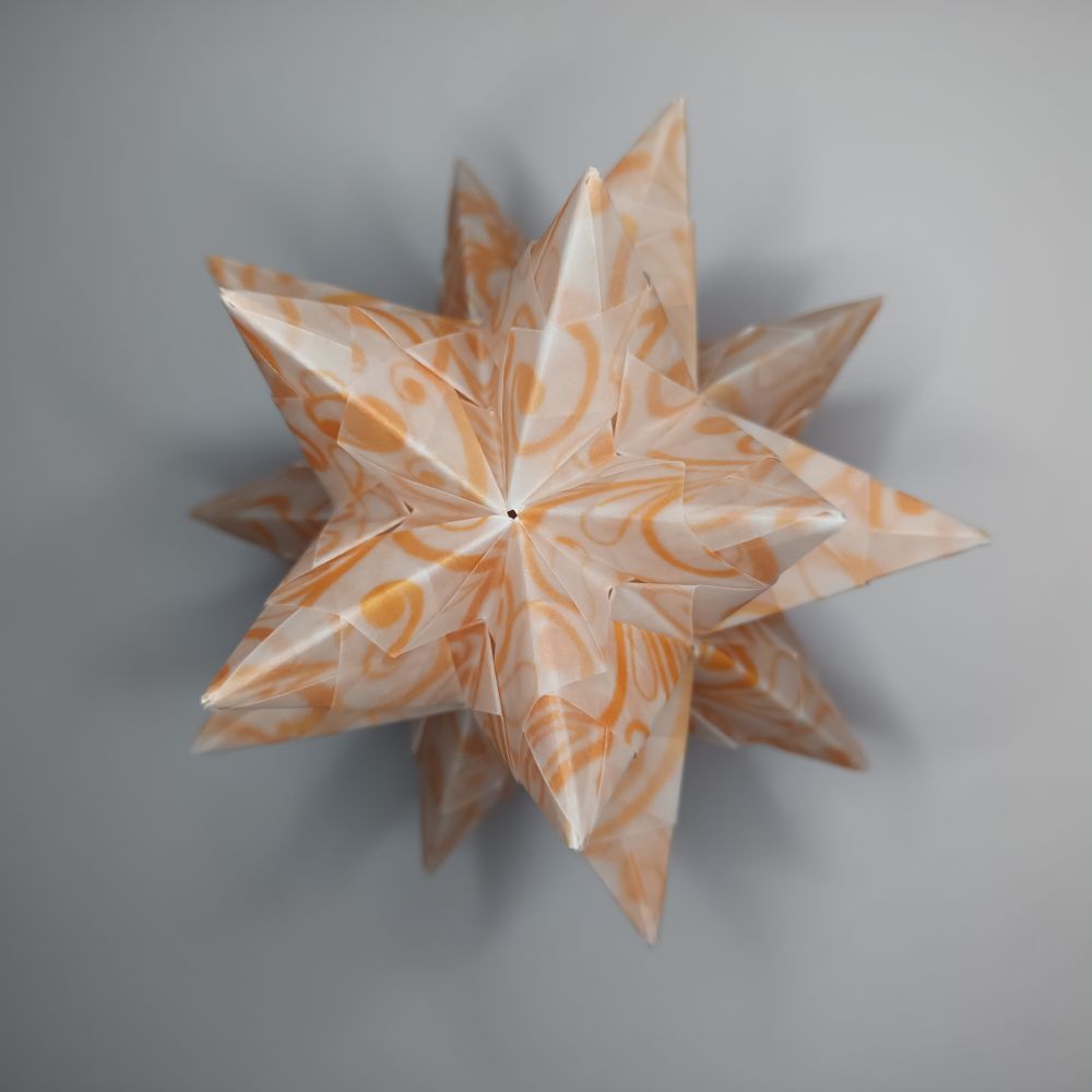 Transparentpapier farbige Ranken