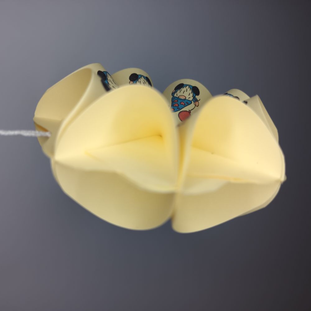 Motivpapier Zwerg mit Herzluftballon